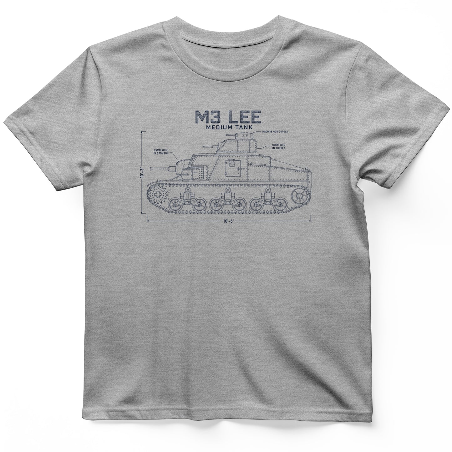 M3 Lee Blueprint T-Shirt