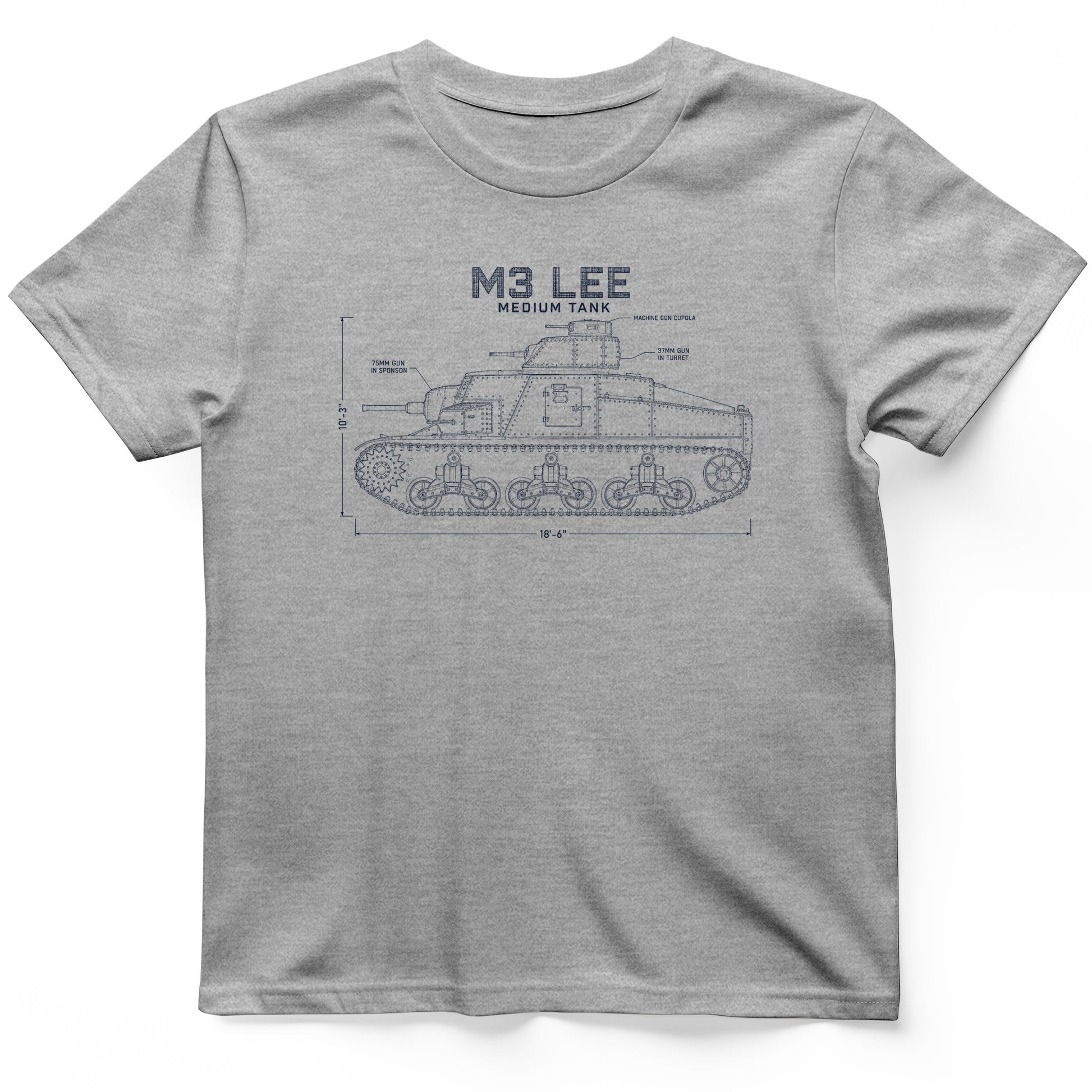 M3 Lee Blueprint T-Shirt