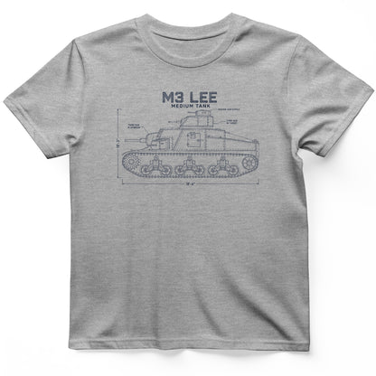 M3 Lee Blueprint T-Shirt