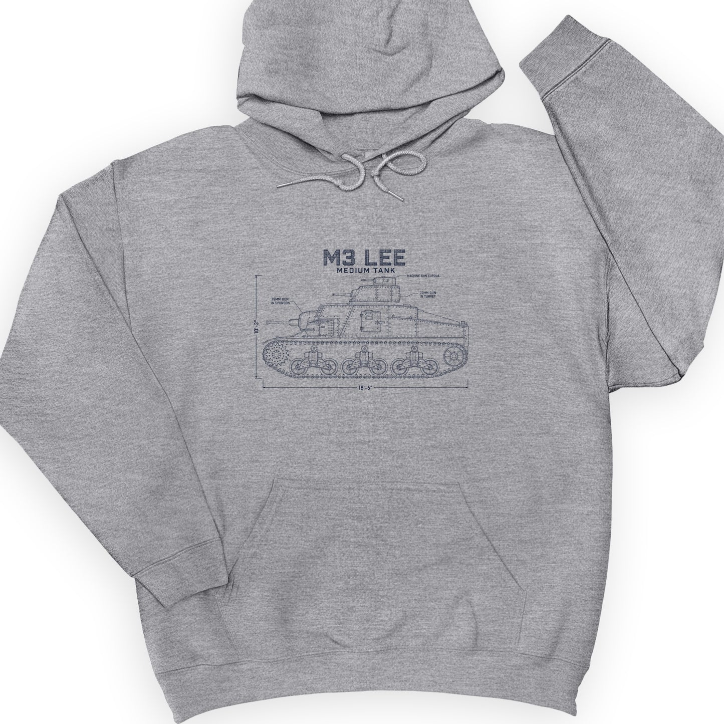 M3 Lee Blueprint Hoodie