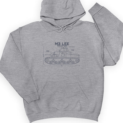 M3 Lee Blueprint Hoodie