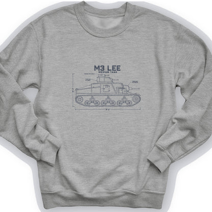 M3 Lee Blueprint Crewneck