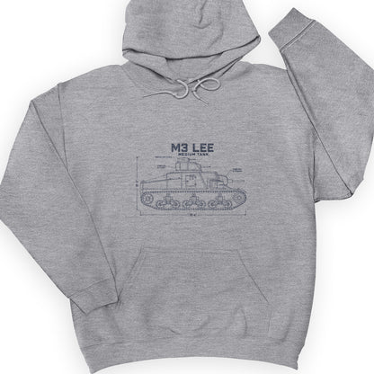 M3 Lee Blueprint Hoodie