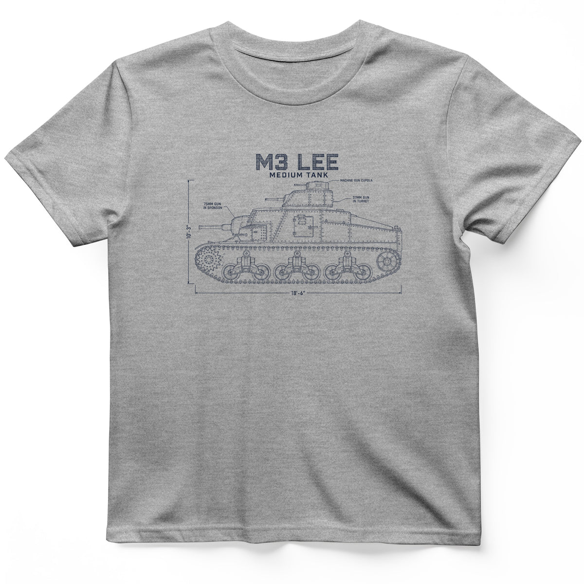 M3 Lee Blueprint T-Shirt