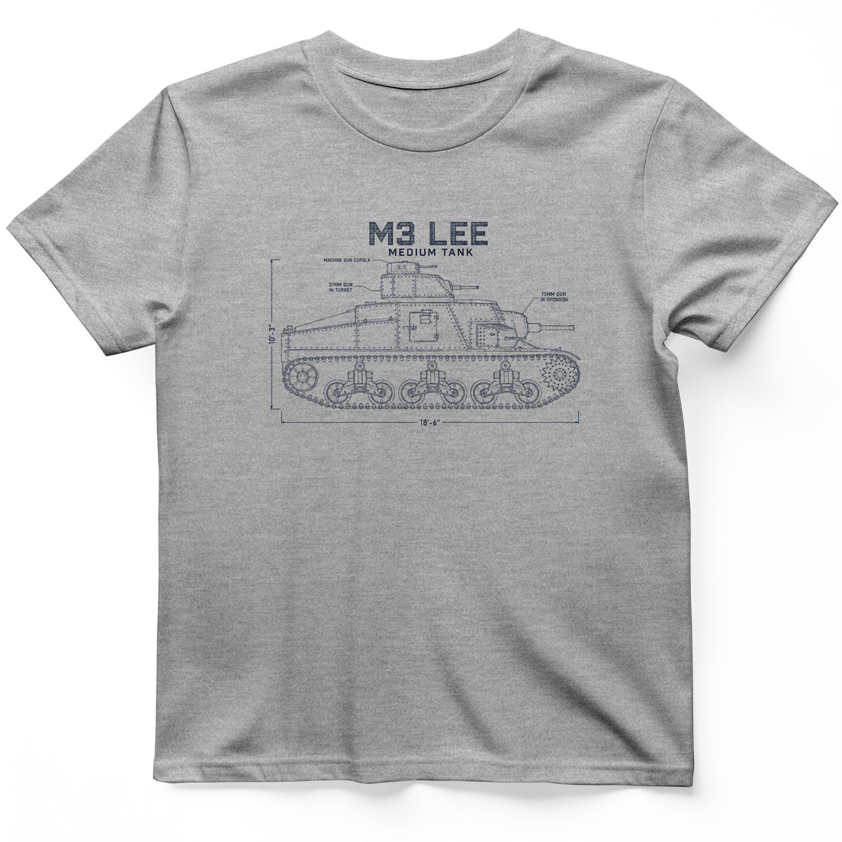 M3 Lee Blueprint T-Shirt