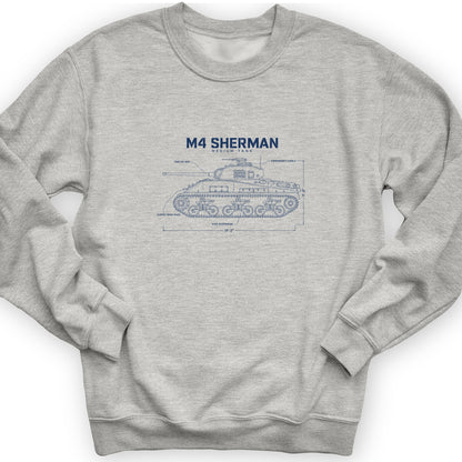 M4 Sherman Blueprint Sweatshirt