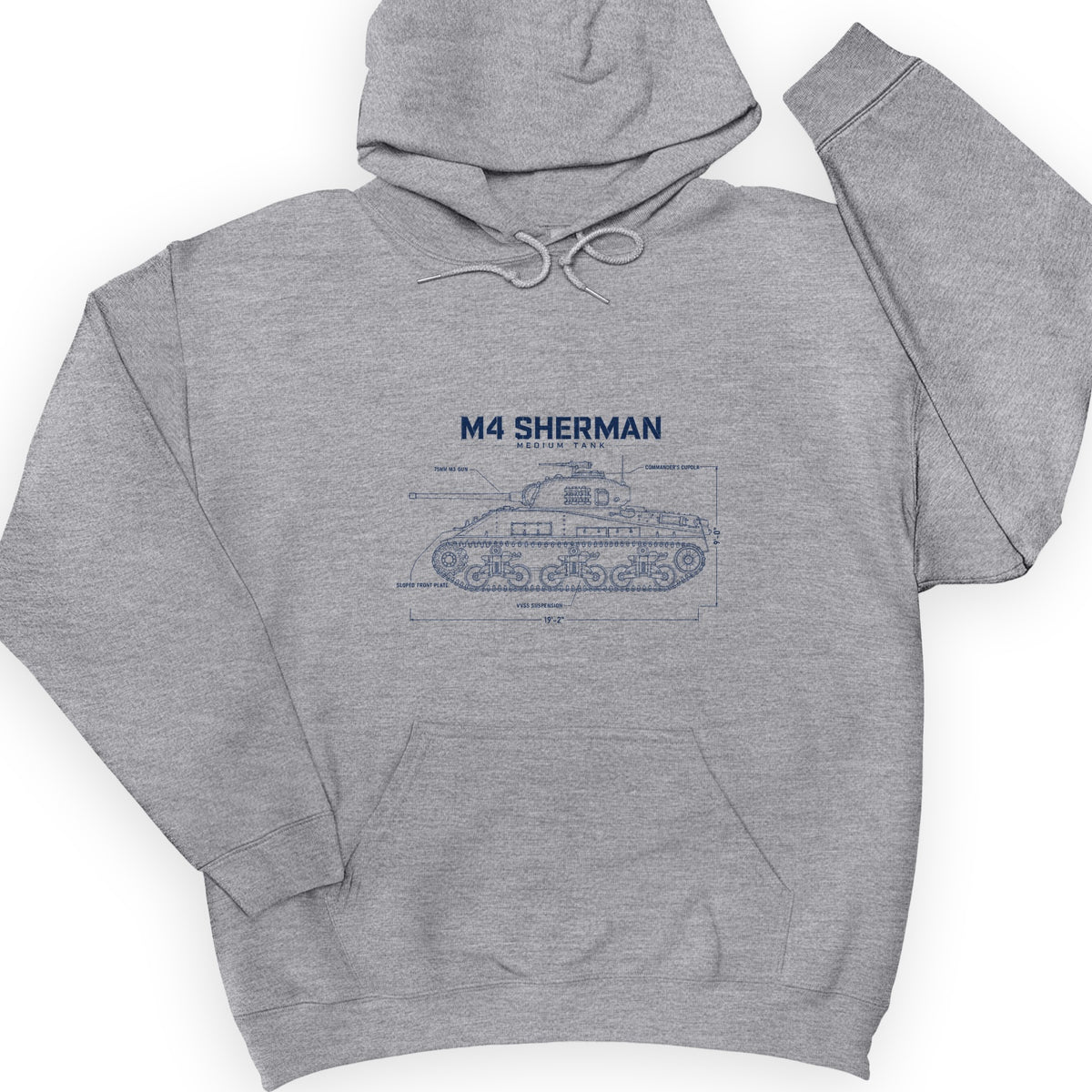 M4 Sherman Blueprint Hoodie