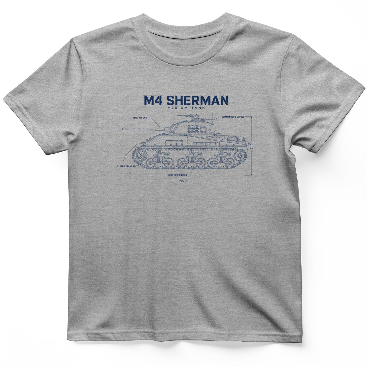 M4 Sherman Blueprint T-Shirt