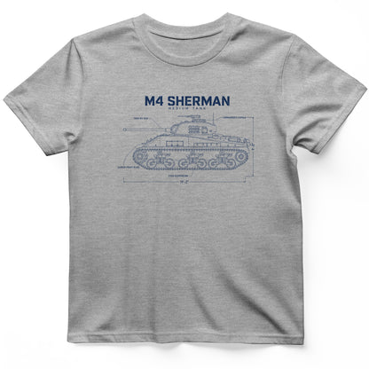 M4 Sherman Blueprint T-Shirt