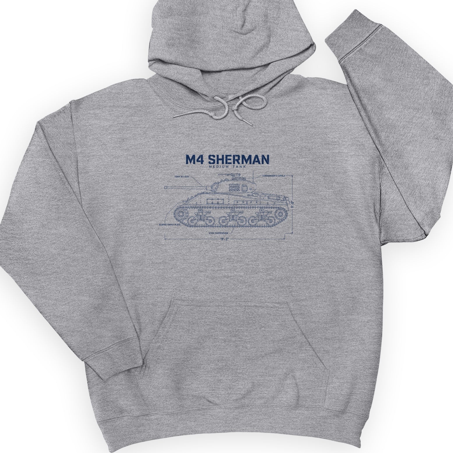 M4 Sherman Blueprint Hoodie
