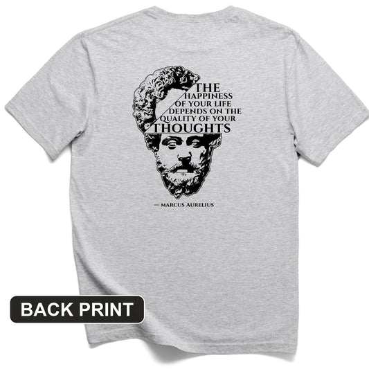 Marcus Aurelius Back Print T-Shirt