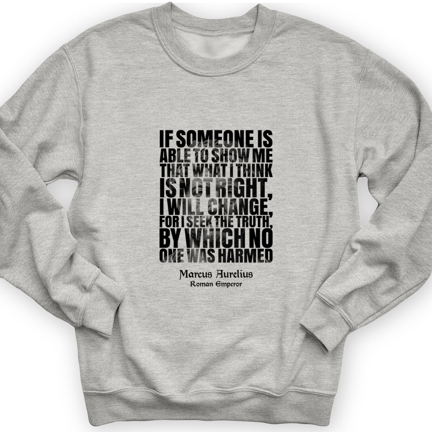 Marcus Aurelius Quote Crewneck