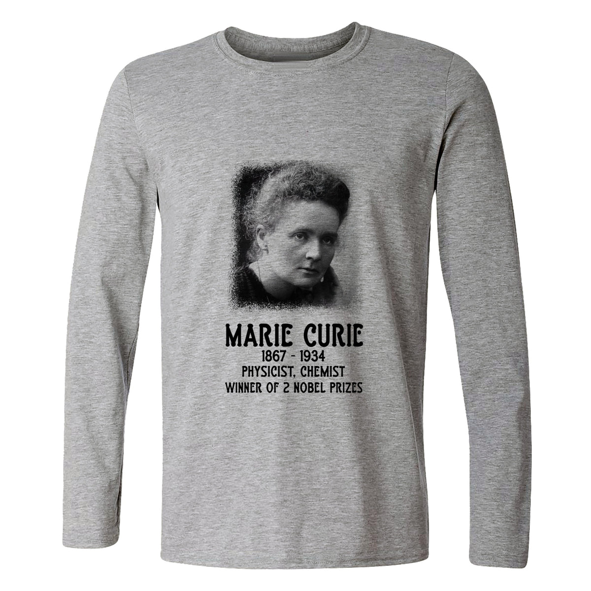 Marie Curie Long Sleeve T-Shirt