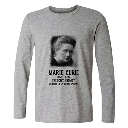 Marie Curie Long Sleeve T-Shirt