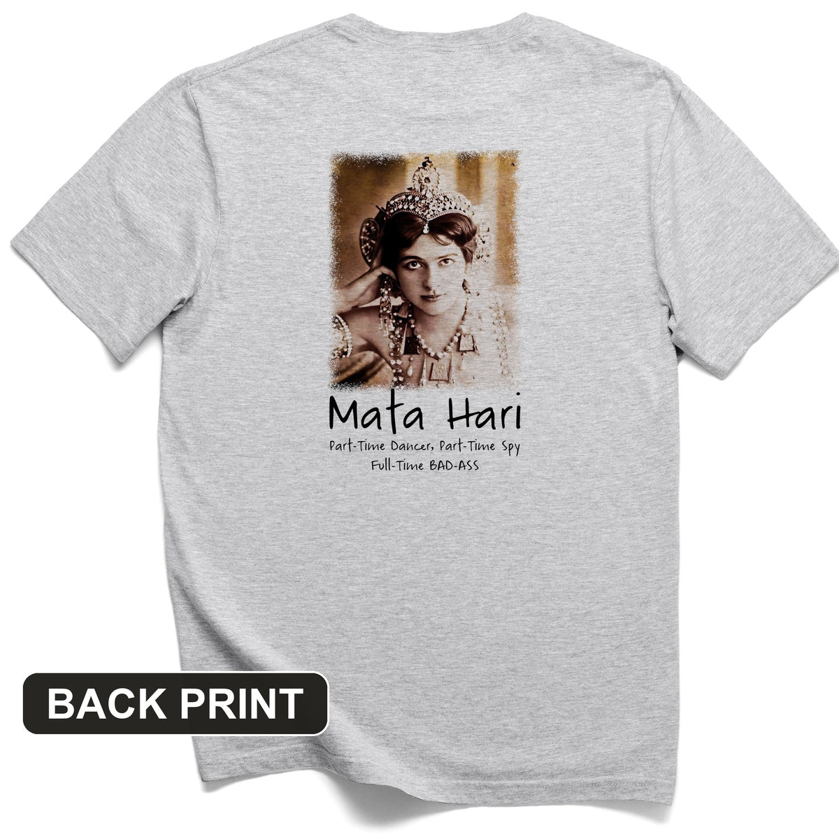 Mata Hari Back Print T-Shirt