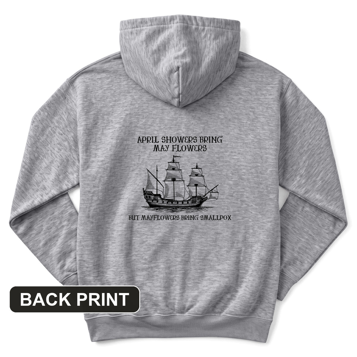 Mayflower Back Print Hoodie