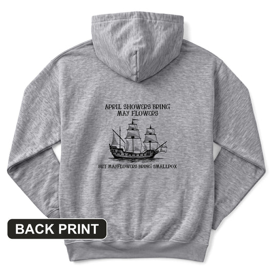 Mayflower Back Print Hoodie