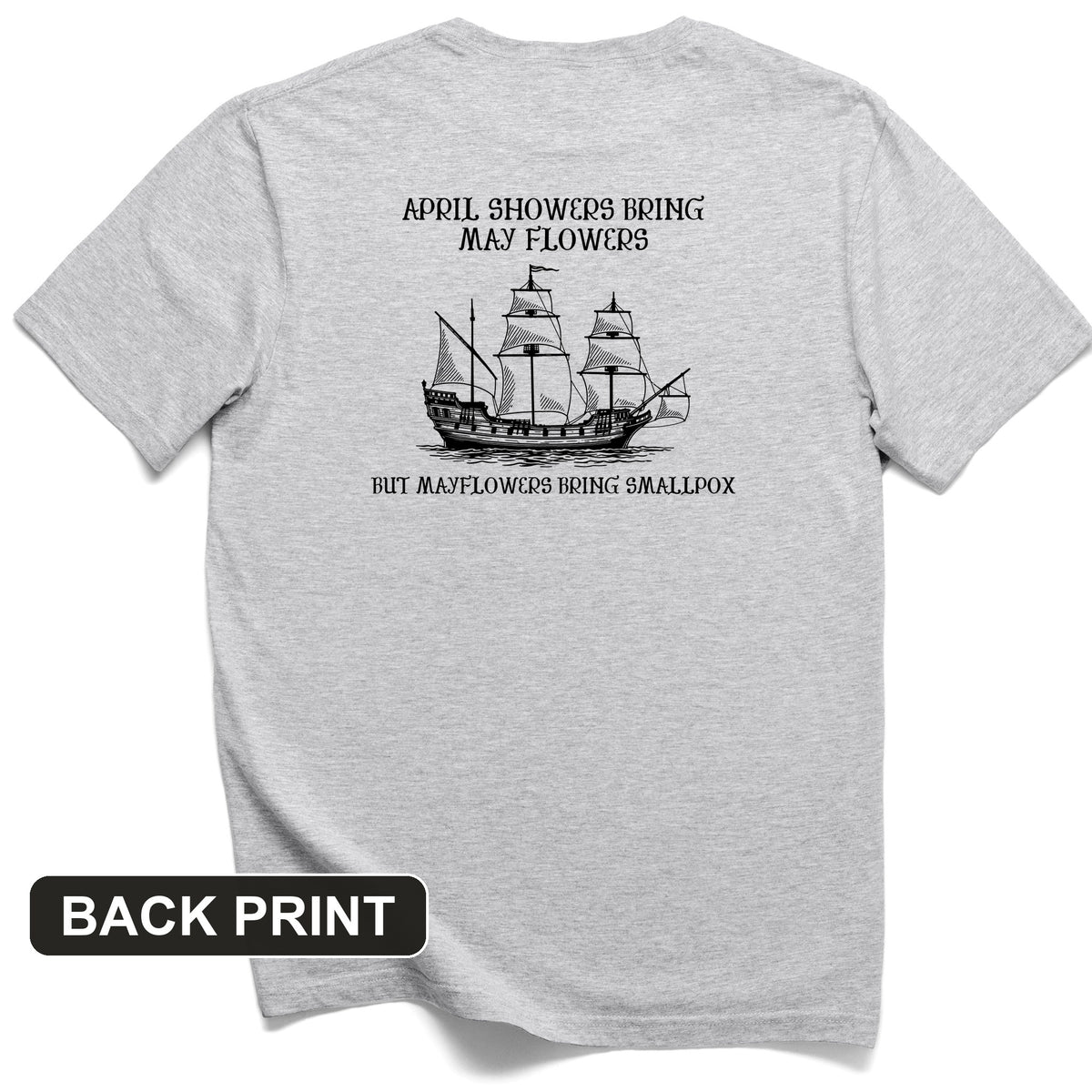 Mayflower Back Print T-Shirt