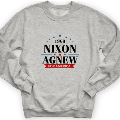 Nixon Agnew 1968 Crewneck