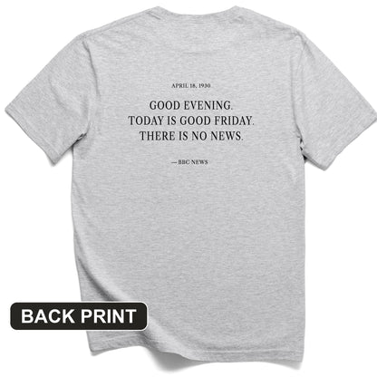 No News Back Print T-Shirt