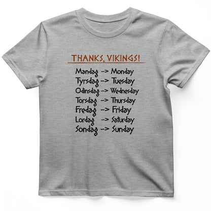 Nordic Gods Days Of The Week T-Shirt