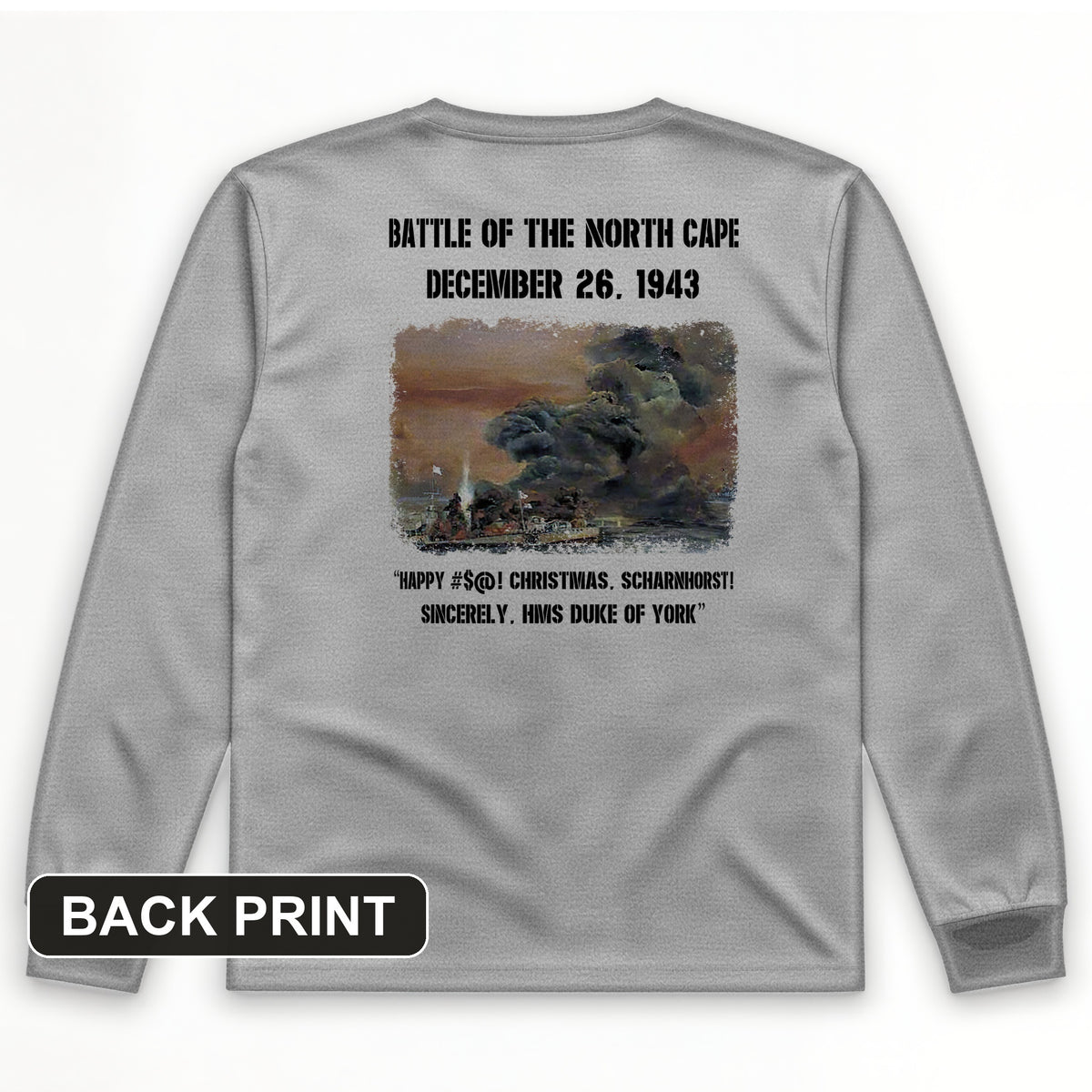 North Cape Back Print Long Sleeve T-Shirt