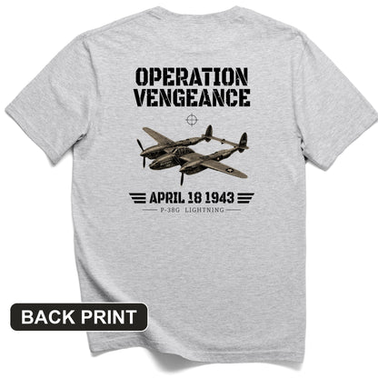 Operation Vengeance Back Print T-Shirt