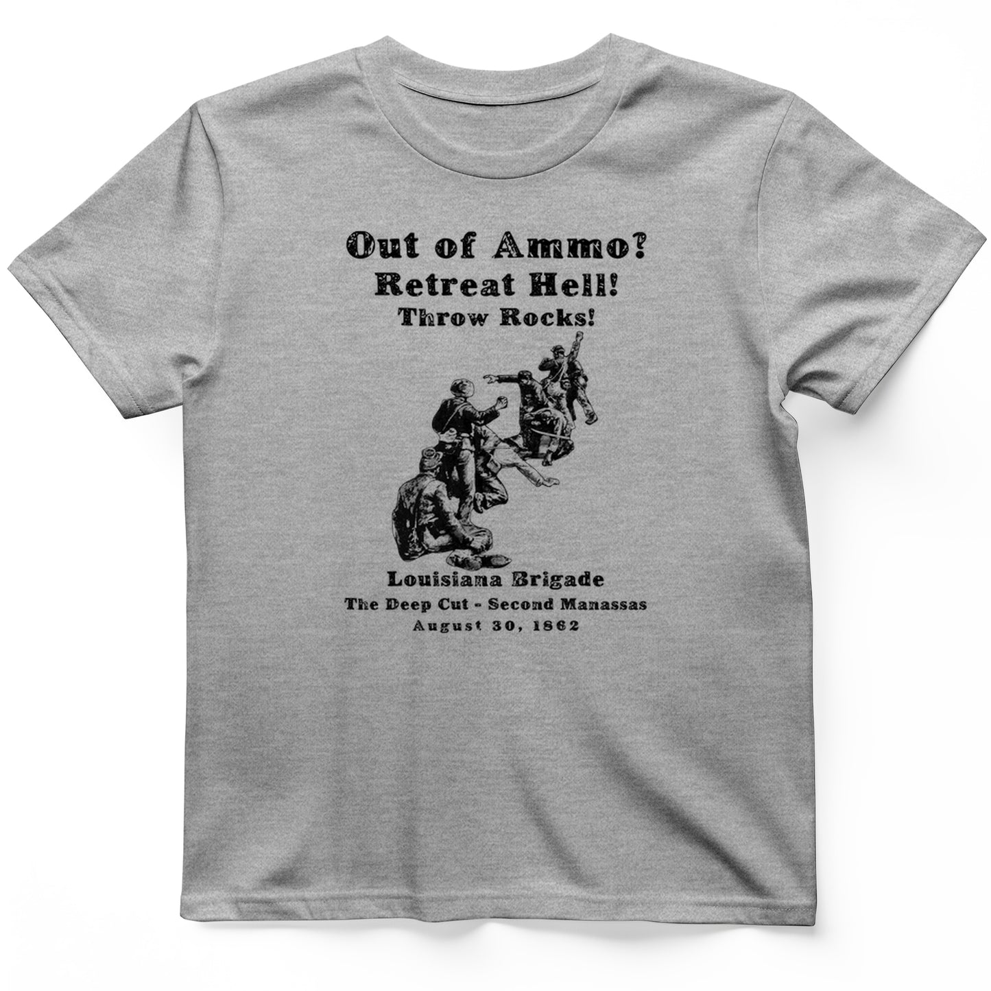Out Of Ammo Throw Rocks T-Shirt