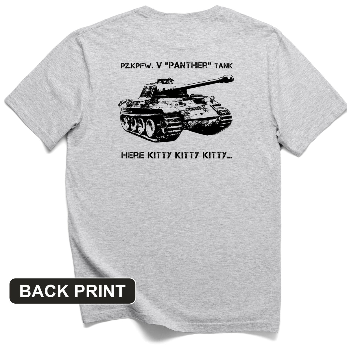 Panther Back Print T-Shirt