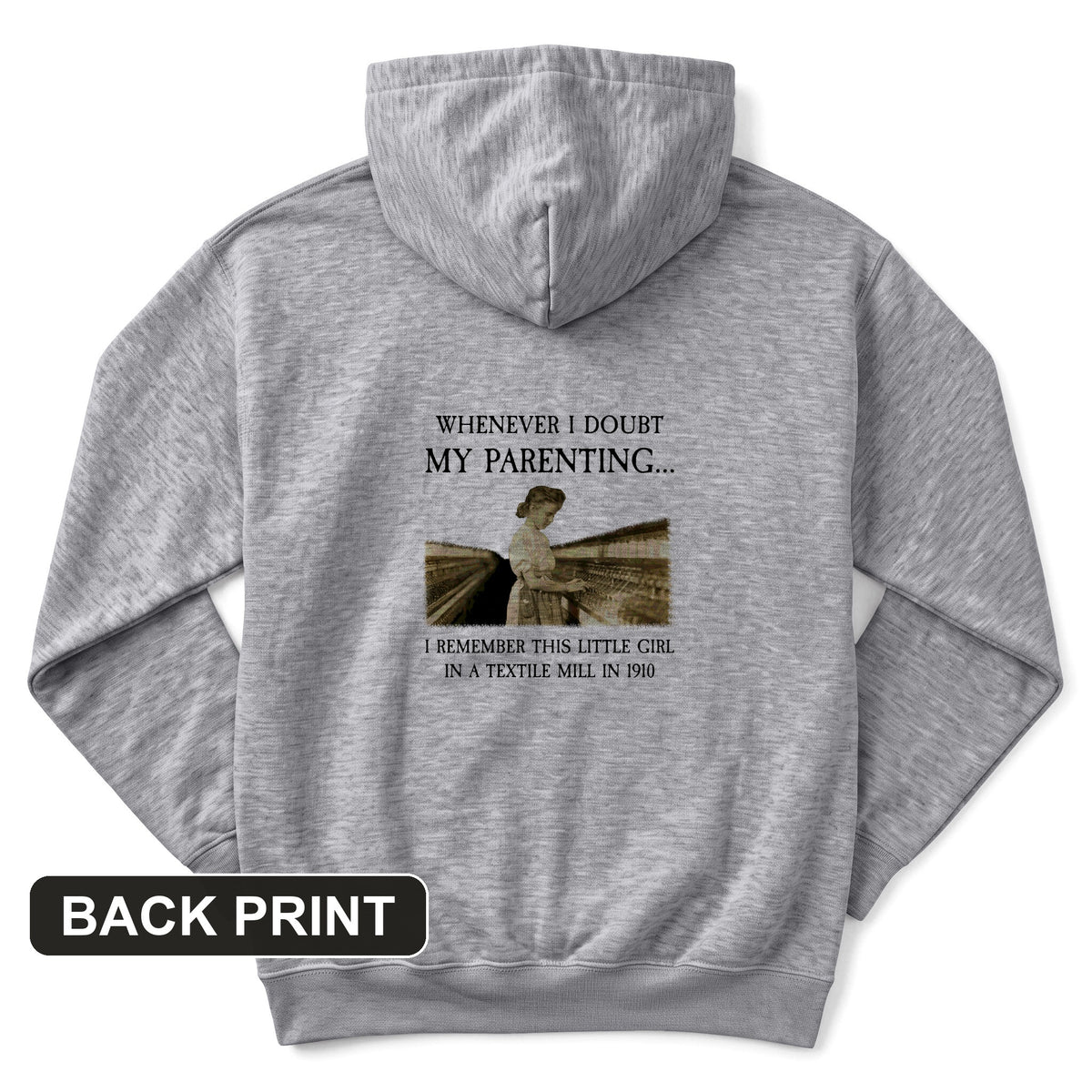 Parenting Back Print Hoodie