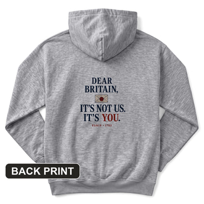 Paris 1783 Back Print Hoodie