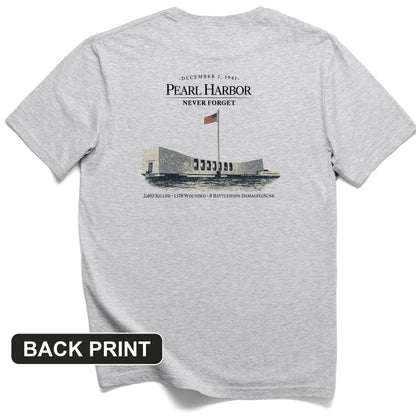 Pearl Harbor - Never Forget Back Print T-Shirt