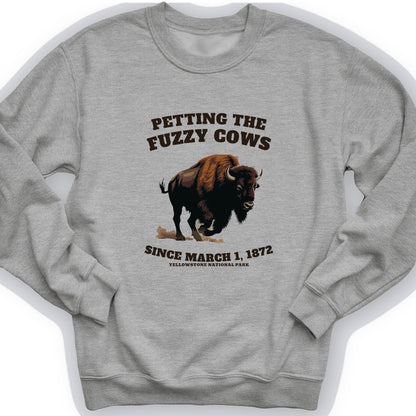 Petting The Fuzzy Cows Crewneck