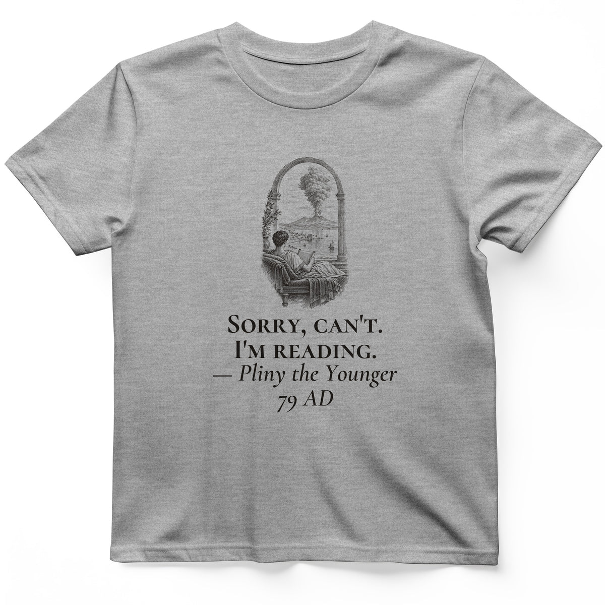 Pliny Sorry Cant Im Reading T-Shirt