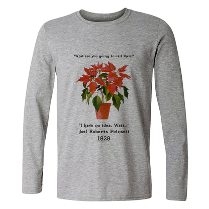 Poinsettias Long Sleeve T-Shirt