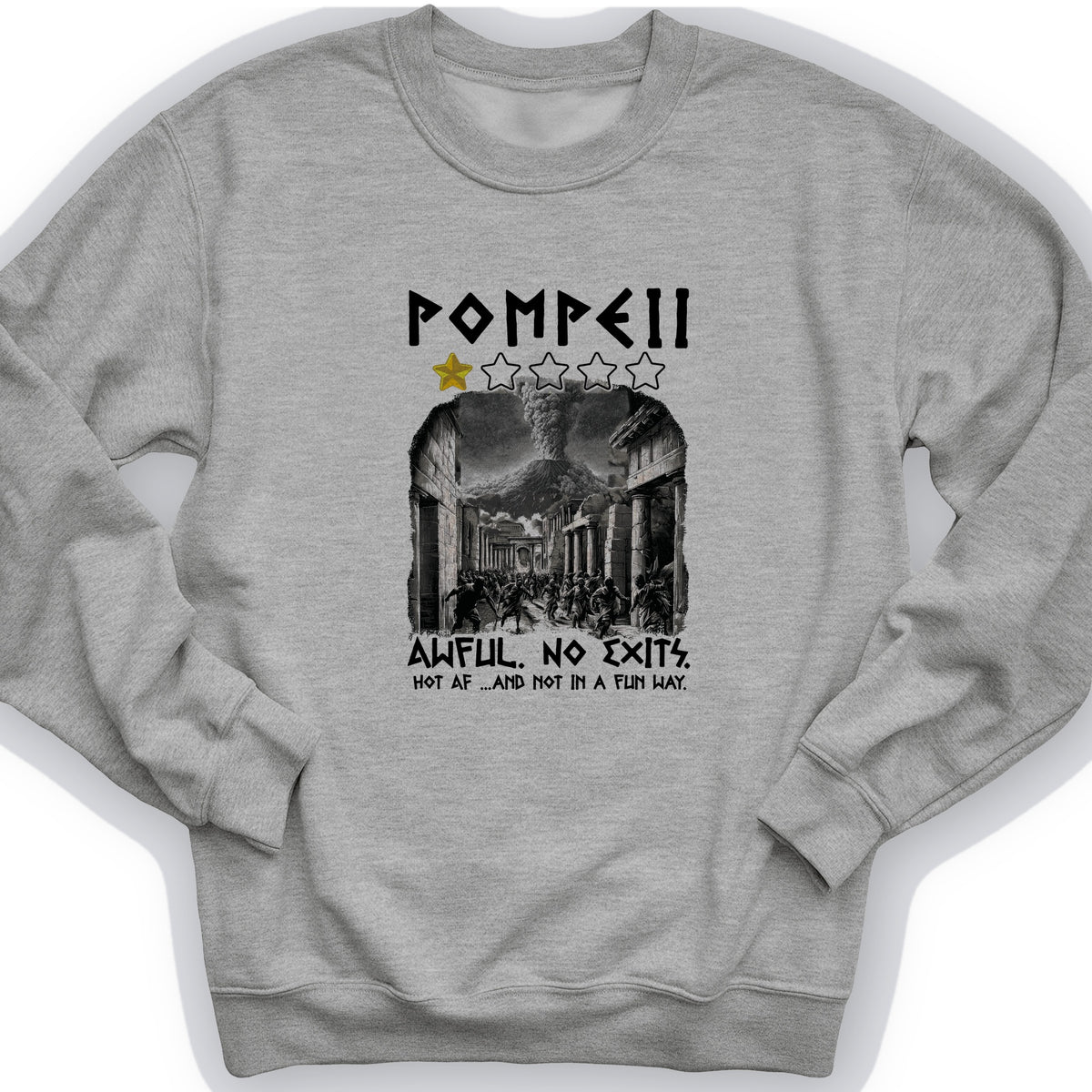 Pompeii 1 Star Crewneck