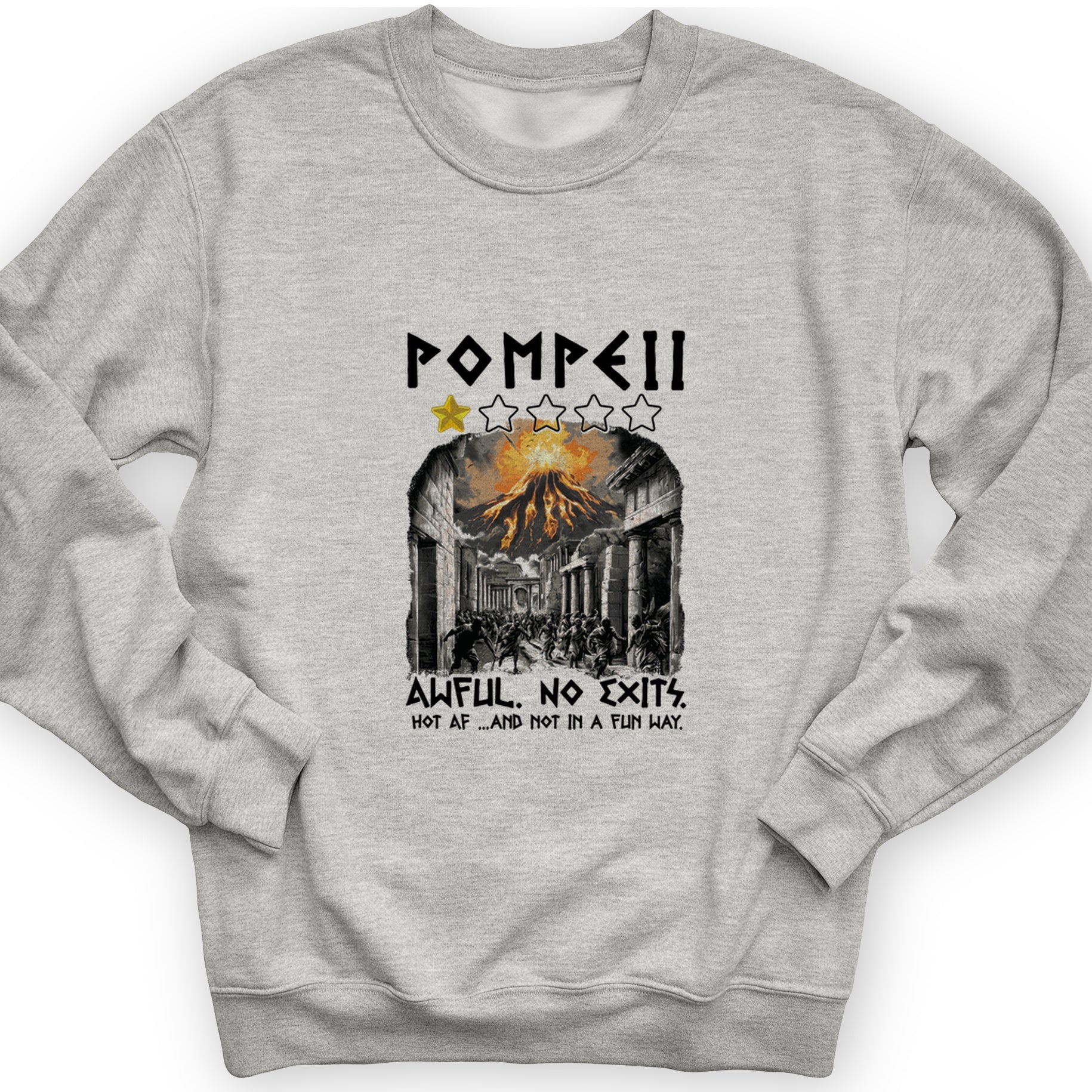 Pompeii 1 Star Crewneck