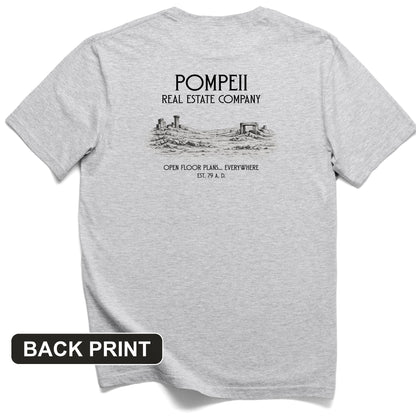 Pompeii Real Estate Back Print T-Shirt