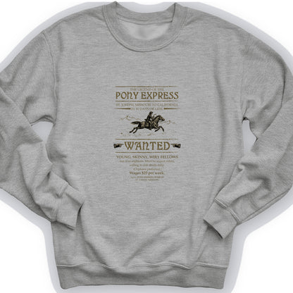 Pony Express Poster Crewneck