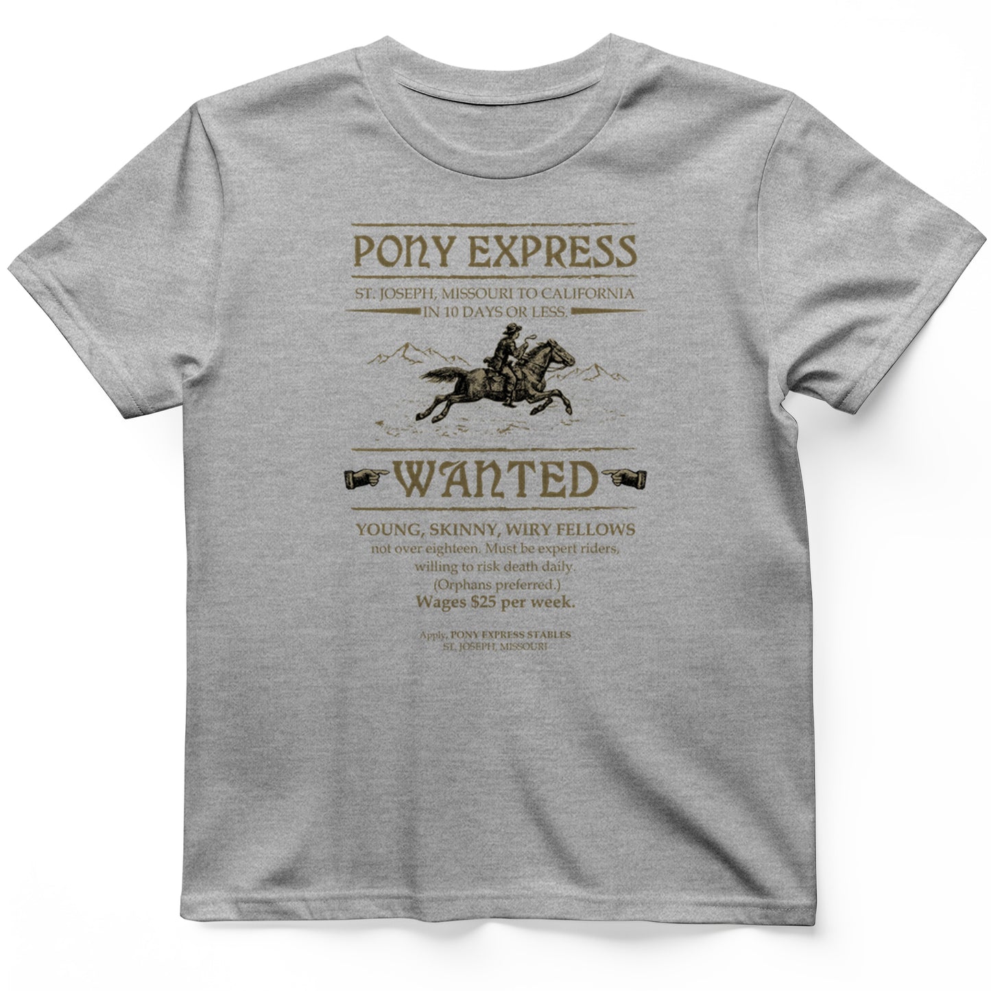 Pony Express Poster T-Shirt