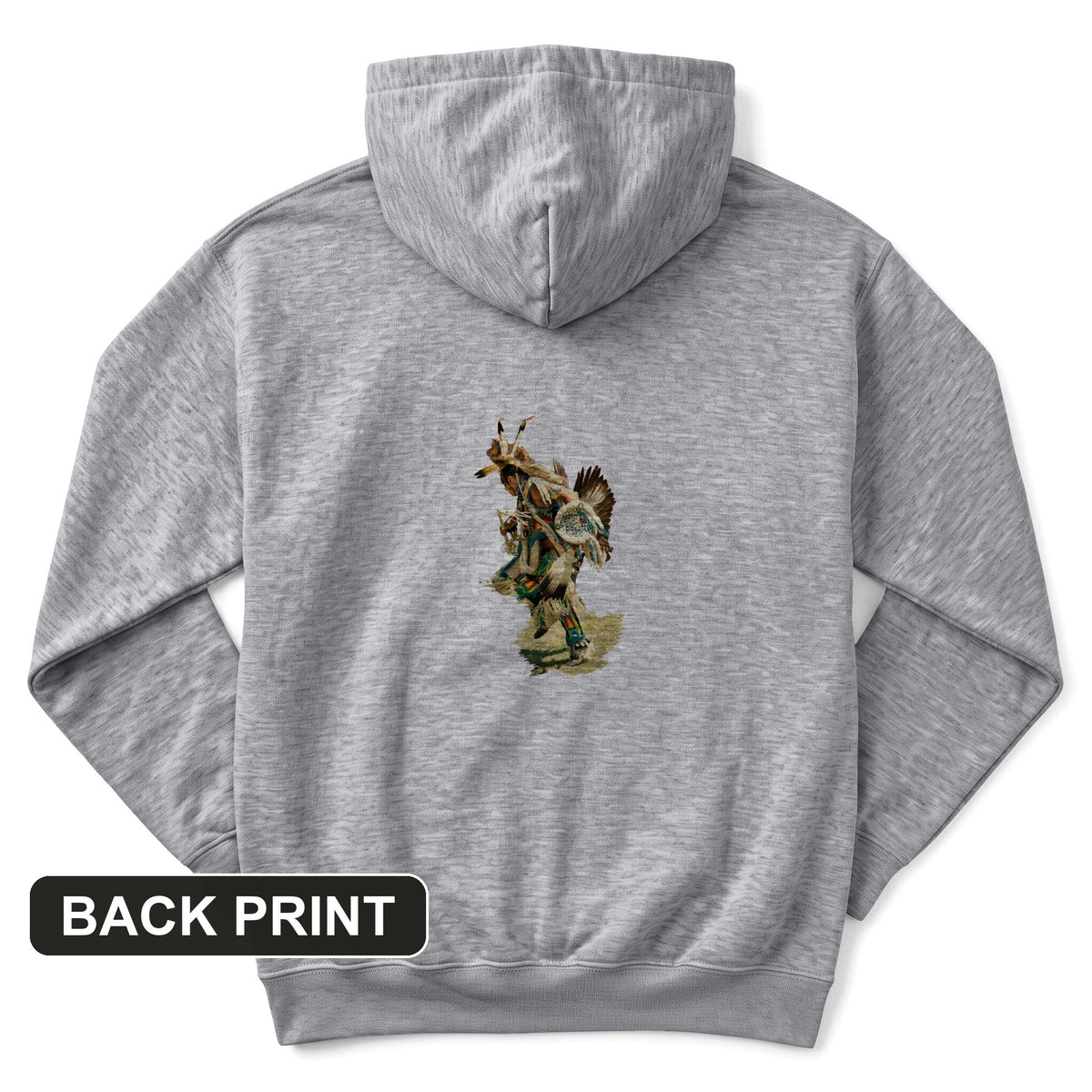 Powwow Dancer Back Print Hoodie