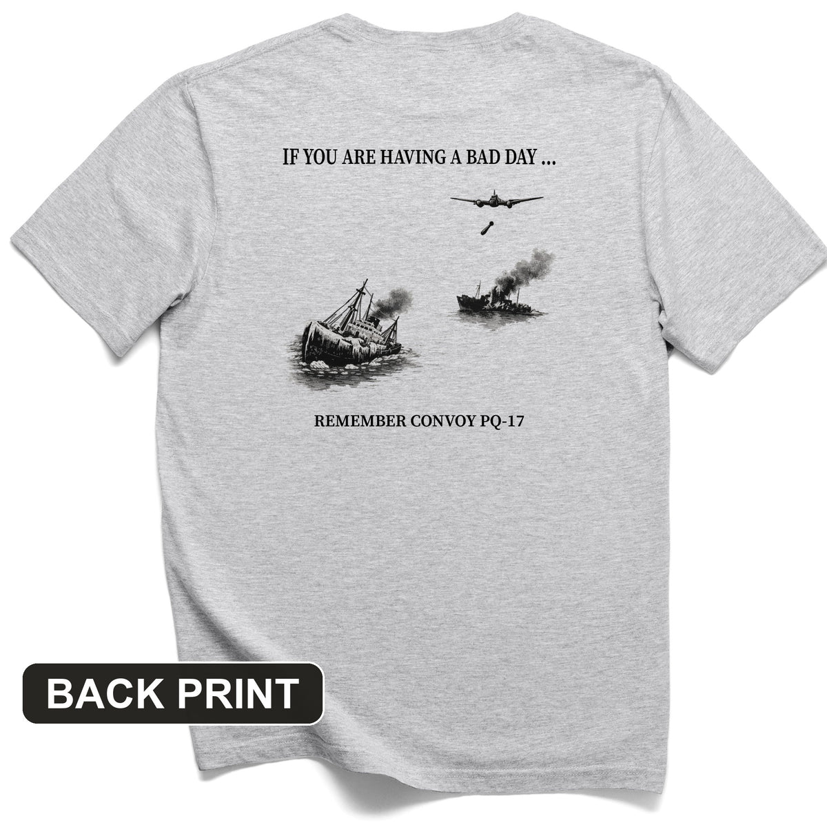 Pq-17 Back Print T-Shirt