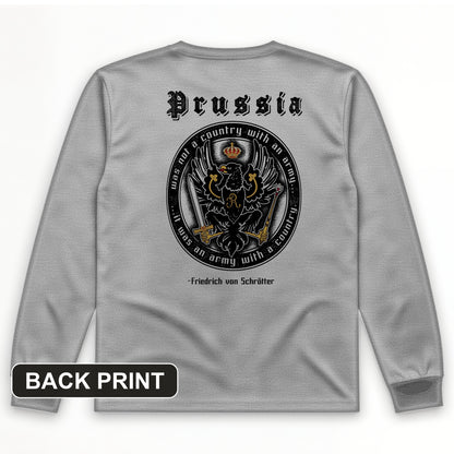 Prussia Back Print Long Sleeve T-Shirt