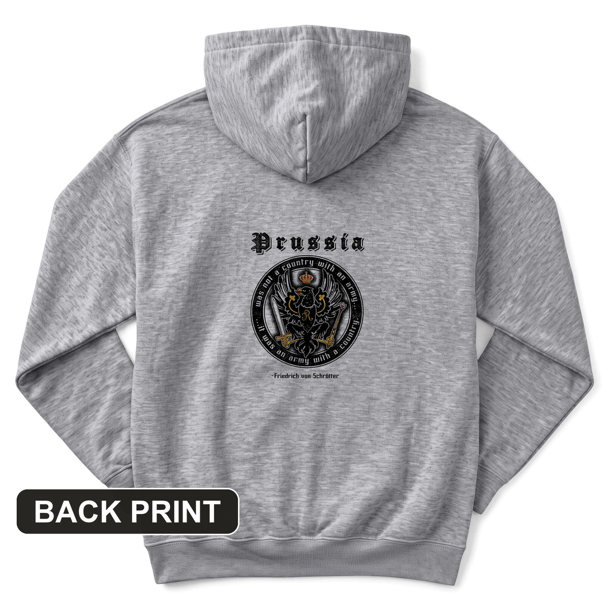 Prussia Back Print Hoodie