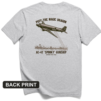 Puff the Magic Dragon Back Print T-Shirt