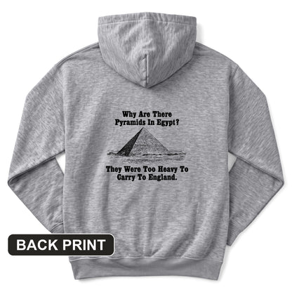 Pyramids in Egypt Back Print Hoodie