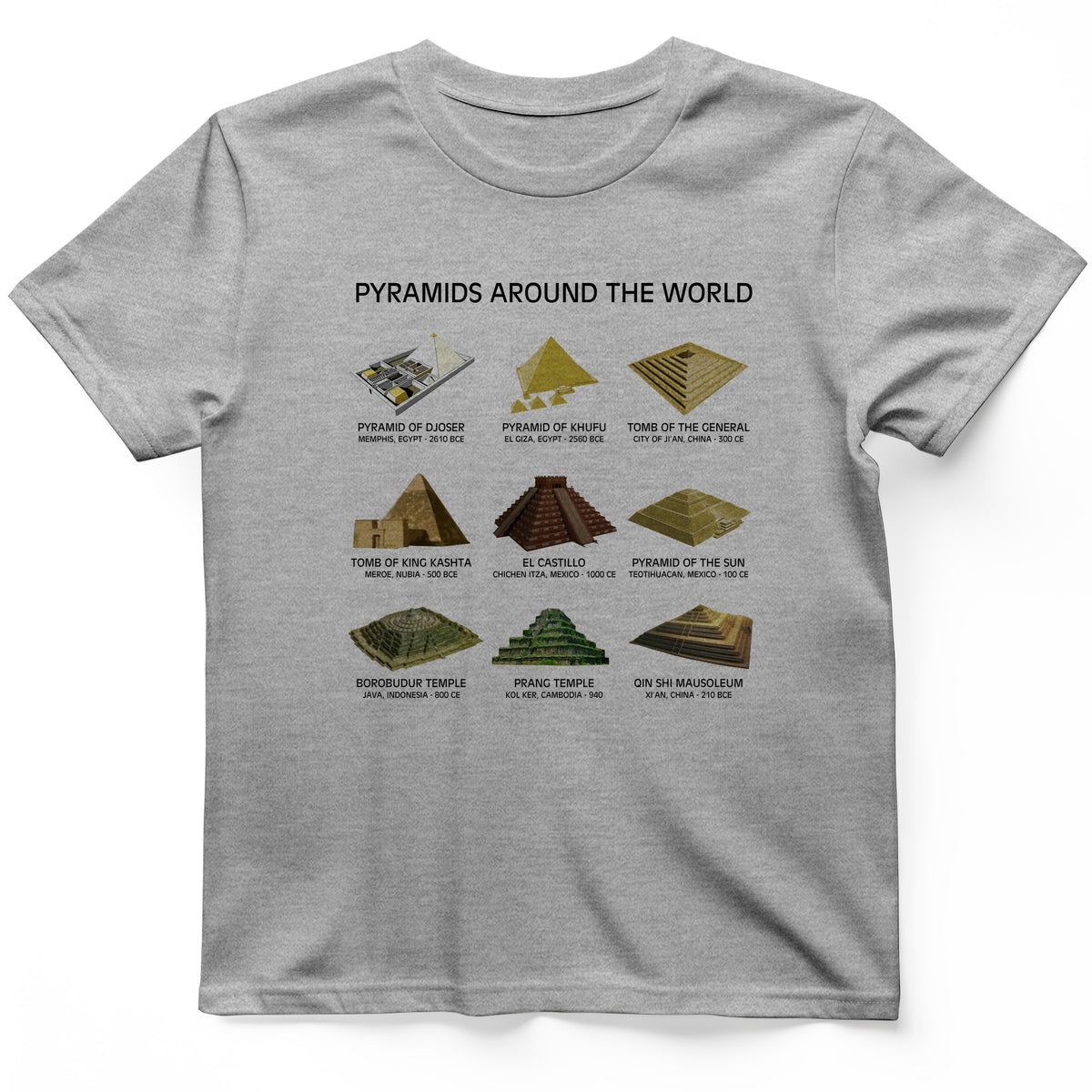Pyramids Of The World T-Shirt