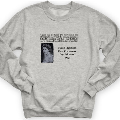 Queen Elizabeth II Xmas Address Crewneck
