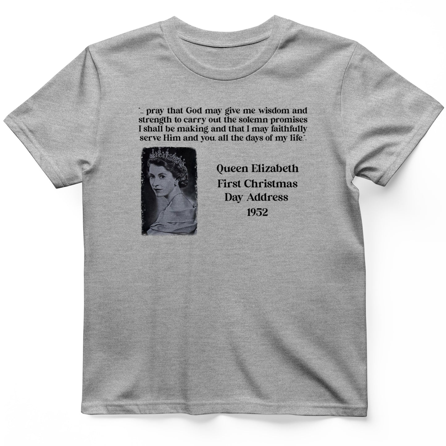 Queen Elizabeth II Xmas Address T-Shirt