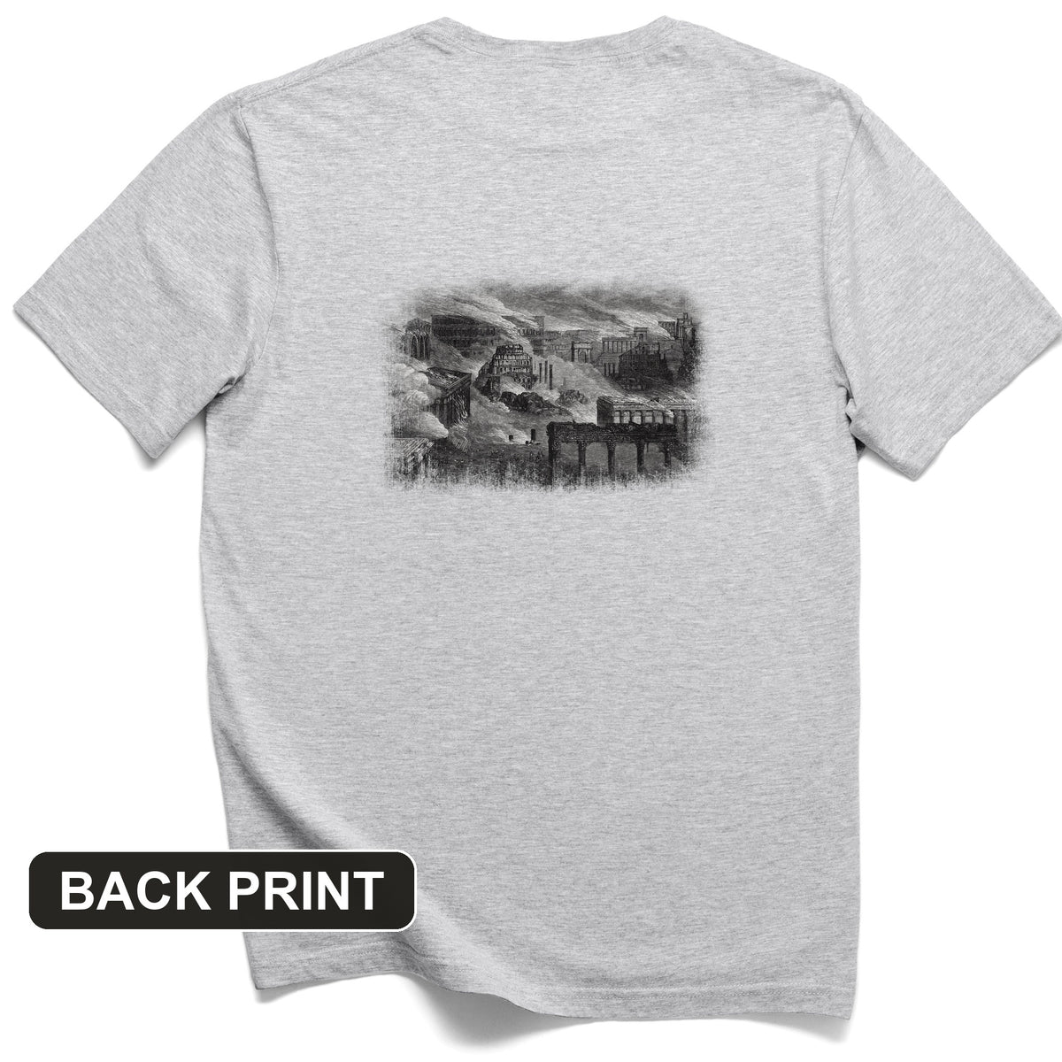 Real Goths Back Print T-Shirt